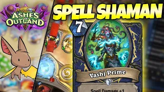 Spell Damage Shaman ALWAYS Has Enough Burst | Firebat Hearthstone | Ashes of Outland