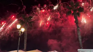 Fuochi d’artificio festa Maria SS di porto Salvo Bagnara Calabra