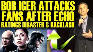 BOB IGER LOSES IT WITH ECHO RATINGS DISASTER & FAN BACKLASH! Marvel Is A Dead Brand Of Disney