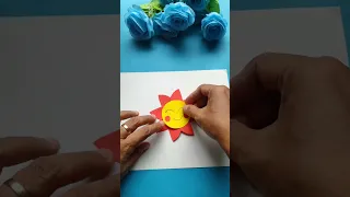 FLOWER MESSAGE MOTHERS DAY CARD PAPER CRAFT DIY IDEA