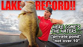 I Caught the LAKE RECORD Bass and Texas Locals are FURIOUS...