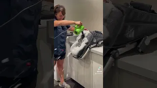 The most satisfying stroller cleaning hack! #UPPAbaby #satisfyingvideo