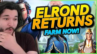 Lord Elrond RETURNS! Farm QUICK! | Heroes of Middle Earth