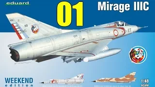 Montage du Mirage IIIc Eduard 1/48 Partie 1