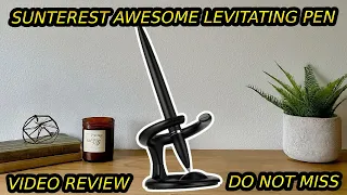 🤯 This Floating Pen is MIND-BLOWING! (Magnetic Levitation Pen Review)