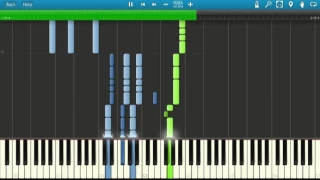 Witcher 3 OST - Piano Synthesia Tutorial - Advanced Version