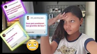 RESPONDENDO PERGUNTAS SOBRE MINHA GRÁVIDEZ (Grávida aos 13)