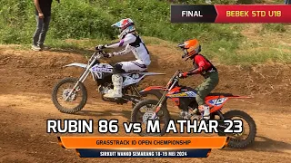 Duel Rubin vs M Athar 23 Bebek STD U18 Grasstrack ID Open 2024 Semarang