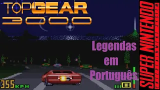 Top Gear 3000 - Super Nintendo - Detonado no nível difícil ( hard ) com legendas em português.