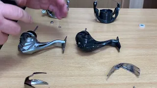 Shimano 21 NASCI в размере 4000 сравнение с катушками предидущего поколения.