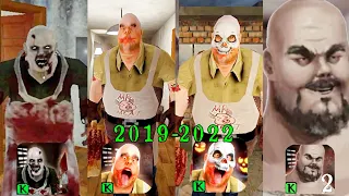 Mr Meat All Faces Evolution | Psychopath Hunt - Mr Meat 2