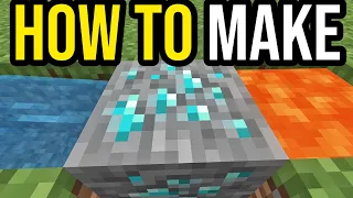 How To Make Cobblestone Generator With Ores In Minecraft Bedrock!