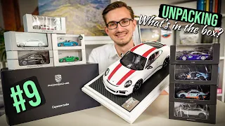 NEW PORSCHE MODEL CARS IN MY COLLECTION – 1/43, 1/18, 1/12 Minichamps & Spark! What’s in the box? #9