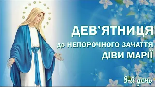 8-й день | Дев'ятниця перед урочистістю Непорочного Зачаття Пресвятої Діви Марії