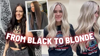 FROM BLACK TO BLONDE - FINAL STEPS! | JZ STYLES