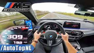 2020 BMW M5 F90 Competition 625HP TOP SPEED 309km/h on AUTOBAHN by AutoTopNL