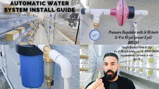 Review of the AUTOMATIC WATER SYSTEM for the bird room