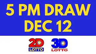 5pm Lotto Result December 12 2023 [Swertres Ez2]