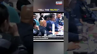 Senator Bato kneeled before PNP officers to reveal truth behind P6.7-B shabu haul
