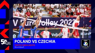Poland vs. Czechia I Match Highlights I CEV EuroVolley 2023 Men