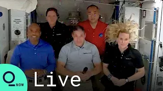 LIVE: NASA Astronauts Hold News Conference Aboard the International Space Station