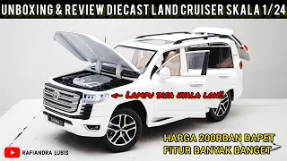 PERTAMA KALI UNBOXING AND REVIEW - DIECAST SKALA 24 ZHIGUAN TOYOTA LAND CRUISER 300 ZX