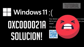 Solucion Error de Pantalla Azul 0xc000021a En Windows 11 [5 Soluciones]