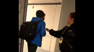 Пассажир ударил работника аэропорта!