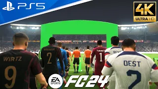 FC 24 | USA vs Germany | International Friendly Full Match | PS5™ [4K HDR]