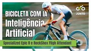 Specialized Epic 8 com Inteligência Artificial - RockShox Flight Attendant