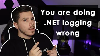 You are doing .NET logging wrong. Let's fix it