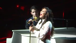 Demi Lovato - Stone Cold / Nick Jonas - Chainsaw - 9/2/16