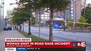 Woman shot during road rage incident