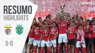 Highlights | Resumo: Benfica 5-0 Sporting (Supertaça Cândido de Oliveira)