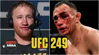 Justin Gaethje recaps win vs. Tony Ferguson | UFC 249 Post Show | ESPN MMA