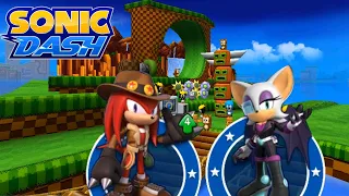 Sonic Dash Gameplay PC HD #13 - TREASURE HUNTER KNUCKLES + ELITE AGENT ROUGE