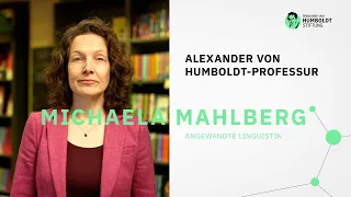 Spezialistin für Korpuslinguistik | Humboldt-Professorin Michaela Mahlberg