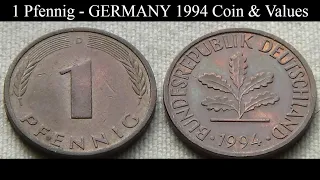 1 Pfennig, GERMAN Democratic Republic - 1994 Coin & Values