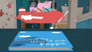 Peppa Pig Book - Around the World With Peppa | Read Aloud Animated Living Book