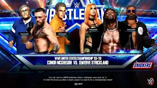 WrestleMania: Conor McGregor vs Swerve Strickland (c)