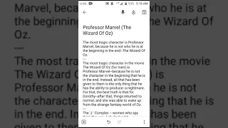 Professor Marvel (The Wizard Of Oz)*