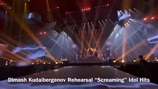 Dimash “Screaming” Idol Hits 2018 Rehearsal