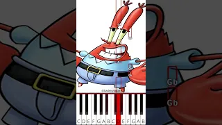 SpongeBob SpongeBob Patrick Patrick Characters In Real Life (badmryogurt) - Octave Piano Tutorial