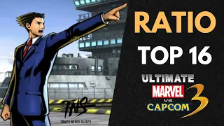 Ratio Tournament TOP 16 TNS UMVC3 (Phoenix Wright, Spiderman, Iron Man, Iron Fist, Hsien-Ko)