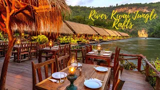 200 USD Luxurious stay in the River Kwai Jungle Rafts Floating Resort. No Electricity No Internet :O