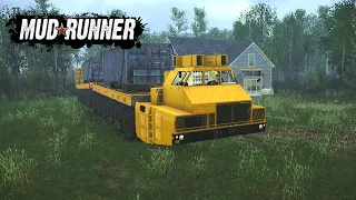 Spintires: MudRunner - INCREDIBLY LONG MAZ 7907 TRUCK