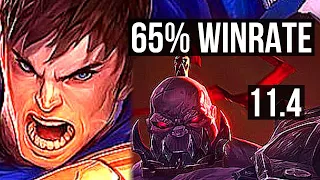 GAREN vs SION (TOP) | 6/0/6, 65% winrate, Dominating | BR Diamond | v11.4