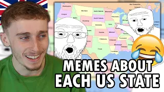 Brit Reacting to Memes About Each US State