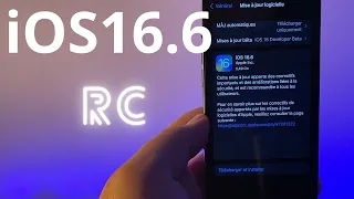 iOS 16.6 RC disponible .Quoi de neuf sur iPhone?