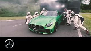 The Beast of the green hell at the Hill Climb in Goodwood - Mercedes-Benz original